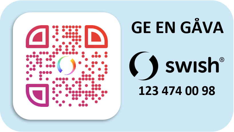Ge en gåva genom att Swisha 1234740098